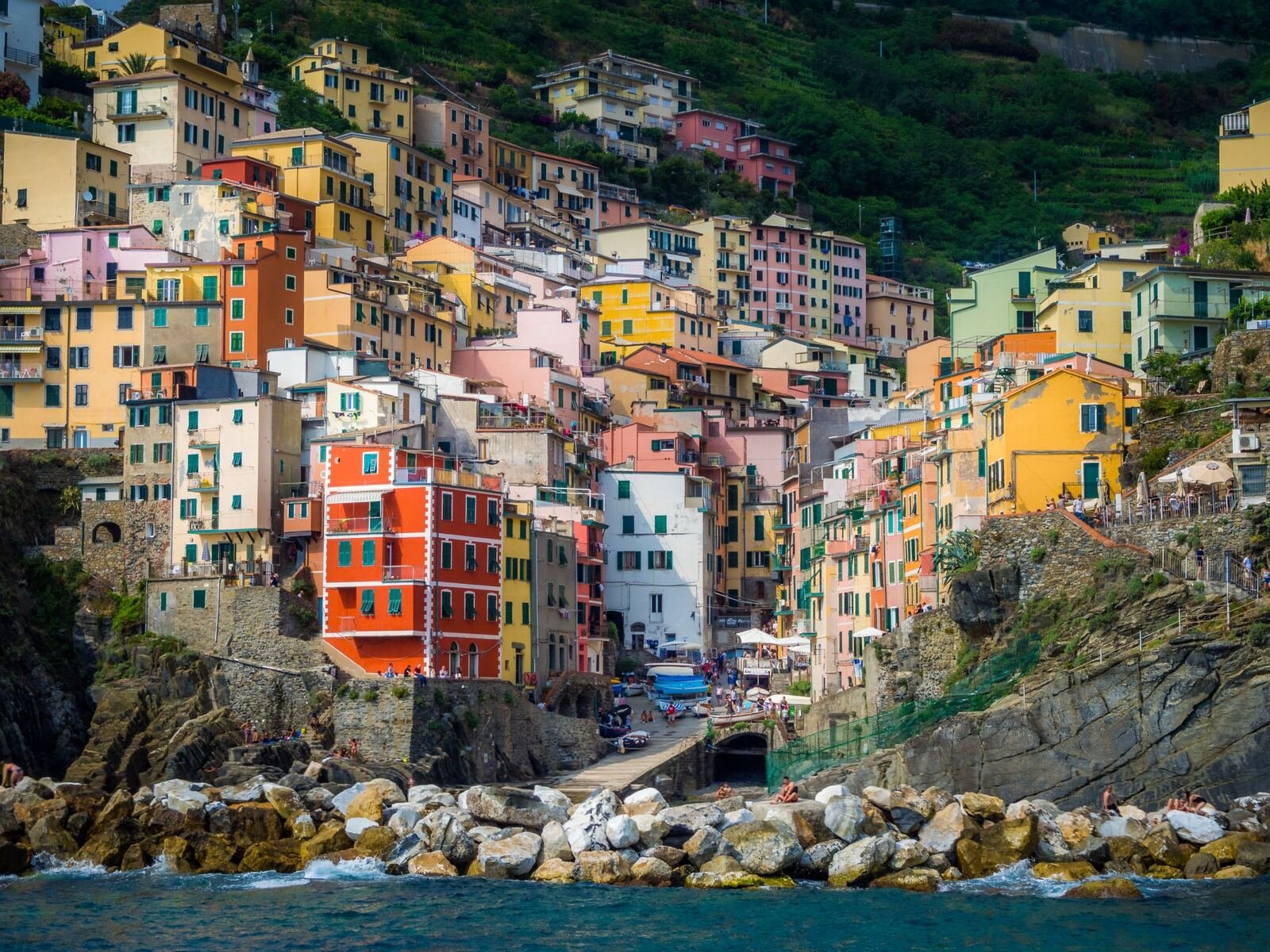 Casas de colores de Riomaggiore, Cinque Terre